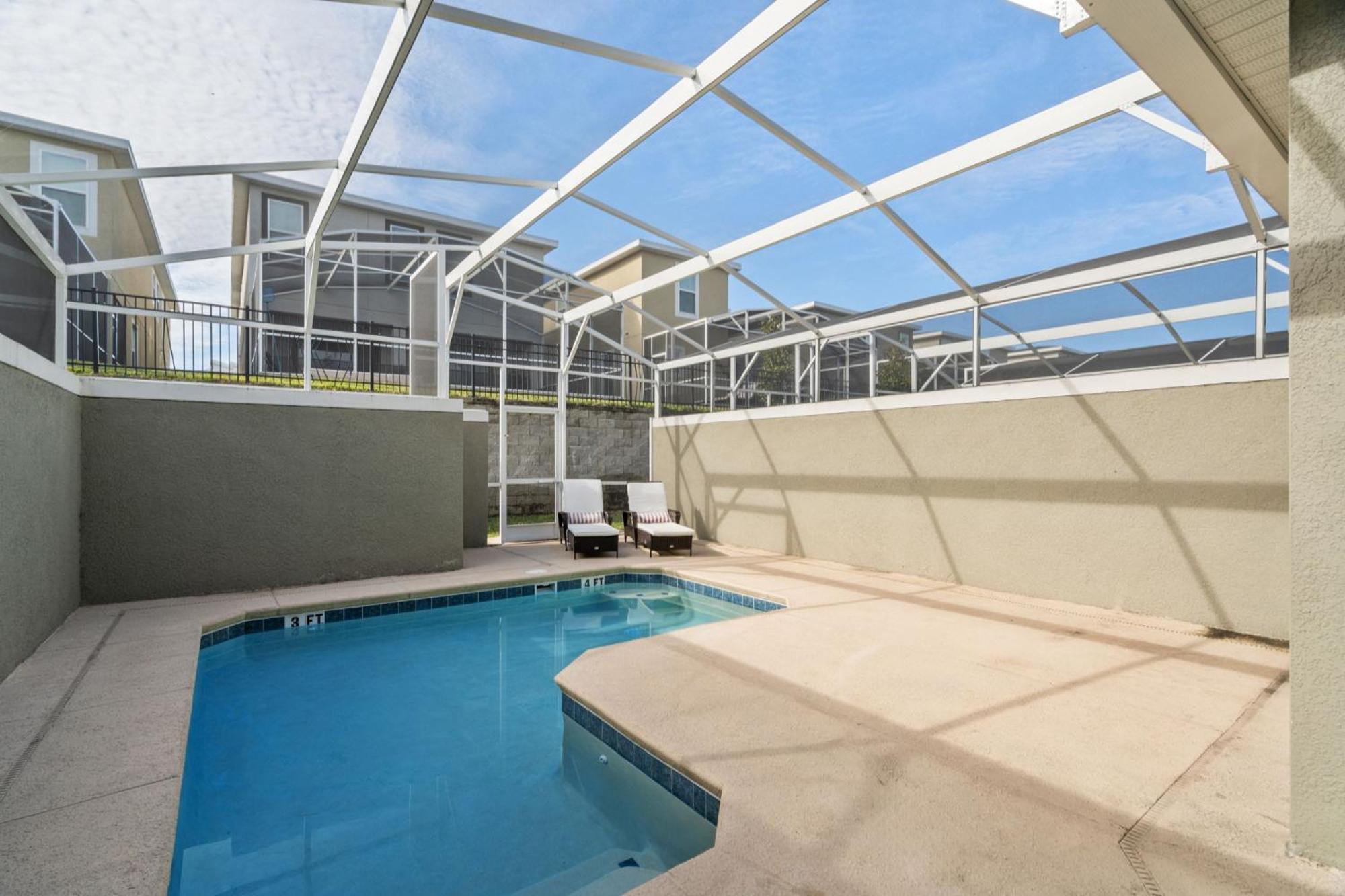 Amazing 4 Bed Home W Private Pool Close To Disney 1180King Kissimmee Kültér fotó